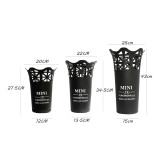 Mini Flower Pot Thicken Flowers Arrangement Bucket Plastic Round Bucket Flower Shop Supplies
