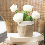 Hot Sale Garden Plant Flower Pot Office Creative Desktop Plant Bag Portable Cosmetic Storage Bag Home Decoration