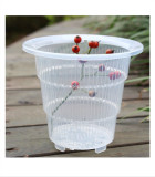 Orchid Pots Gardening  Holes Indoor Clear Plastic Plant Pot  for indoor plants