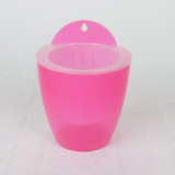 Creative Hanging Round Shaped Home Garden Plastic Garden Pots Flower Planters