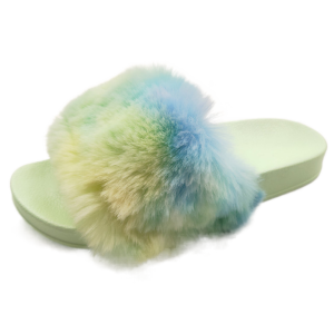 MDY34 Women Slippers Furry Fluffy Women Fur Ladies Slippers Plus Size Shoes 36-41