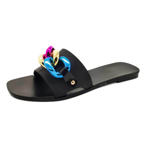 YF044 2021 Ladies Fashion Slippers Crystal Non-slip Light Indoor And Outdoor Sandals Slippers Ladies Plastic Beach Shoes 36-41