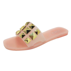 YF046 2021 Ladies Fashion Slippers Crystal Non-slip Light Indoor And Outdoor Sandals Slippers Ladies Plastic Beach Shoes 36-41