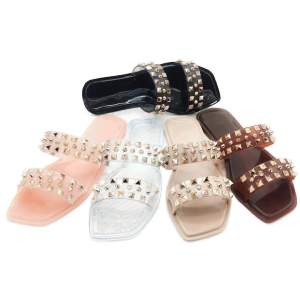 YF59 2021 Ladies Fashion Slippers Crystal Non-slip Light Indoor And Outdoor Sandals Slippers Ladies 36-41