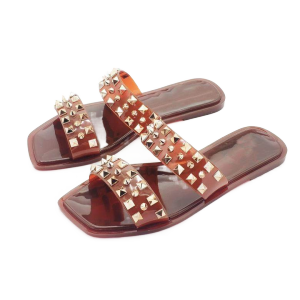 YF59 2021 Ladies Fashion Slippers Crystal Non-slip Light Indoor And Outdoor Sandals Slippers Ladies 36-41