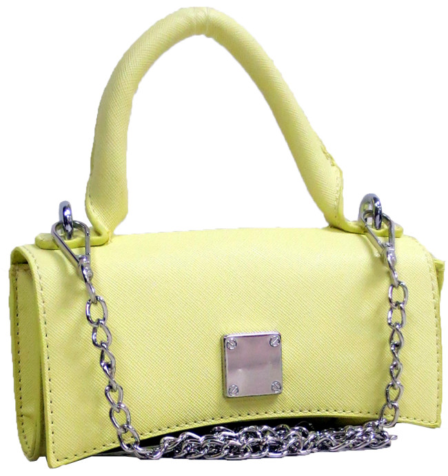 Fashion Cheap Telephone Bag Metal Chain Mini bag with 4 colours