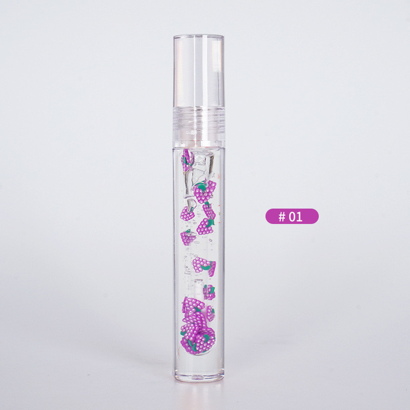 Drivworld 2021 Roll-on Fruit Water Toot Lip Oil Glass Lip Gloss Transparent Lip Glaze Colorless Lip Gloss Moisturizing LOGO / OEM
