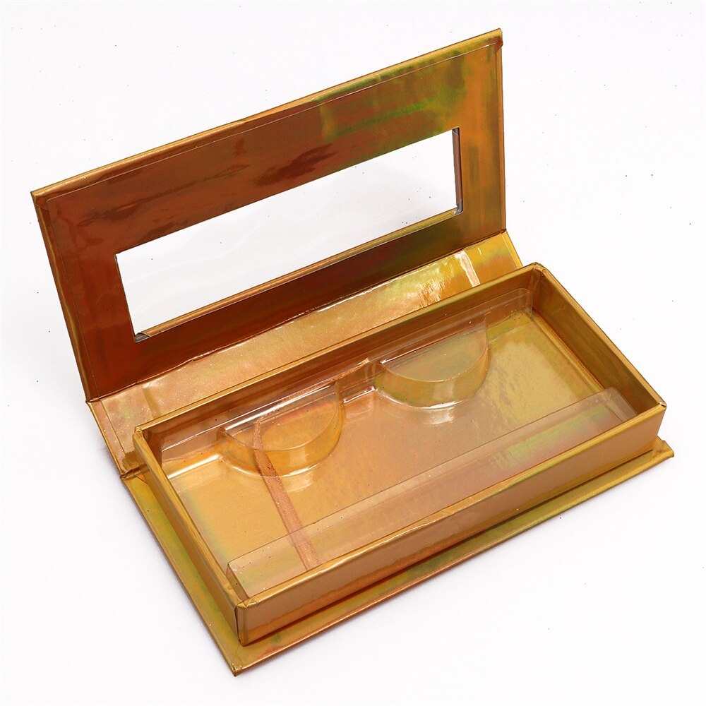 10/20/50 pcs wholesale false eyelashes packaging box fake 3d mink lashes boxes faux cils strip diamond magnetic case empty
