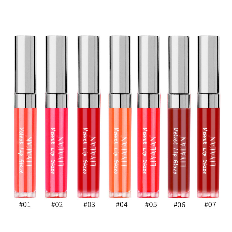 2021 velvet matte air lip glaze lip gloss not easy to fade, multi-color optional OEM / LOGO