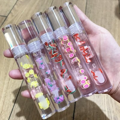 2021 Fruit Lipgloss Private Label Base Vendor Custom Clear Kids Glossy Vegan Wholesale Lip Gloss