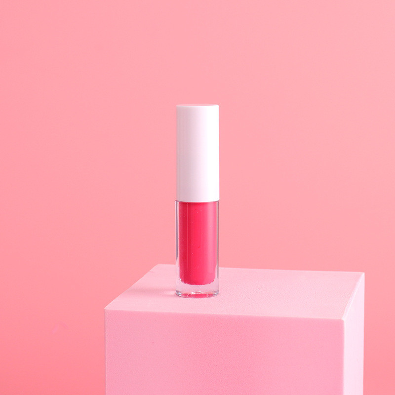 Drivworld 2021 new transparent tube white cover shiny moisturizing lip gloss moisturizing velvet matte lip gloss non-stick cup