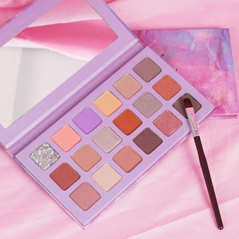Private Label sombra de ojos Cosmetics Makeup Eyeshadow Palette High Pigment Shine Matte Glitter Eye Shadow