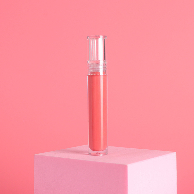 Drivworld 2021 transparent thin tube velvet matte lip glaze is not easy to stick to the cup long-lasting color moisturizing matte matte lip gloss