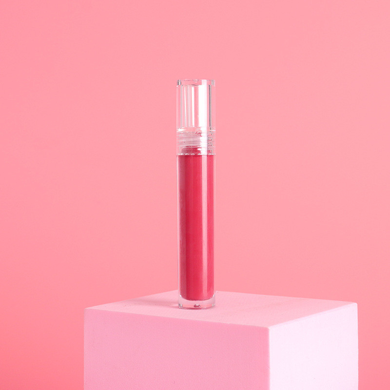 Drivworld 2021 transparent thin tube velvet matte lip glaze is not easy to stick to the cup long-lasting color moisturizing matte matte lip gloss