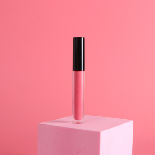 Drivworld 2021 black cover transparent tube matte velvet matte lip gloss light and smooth non-stick lip glaze lipstick liquid