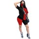 black red