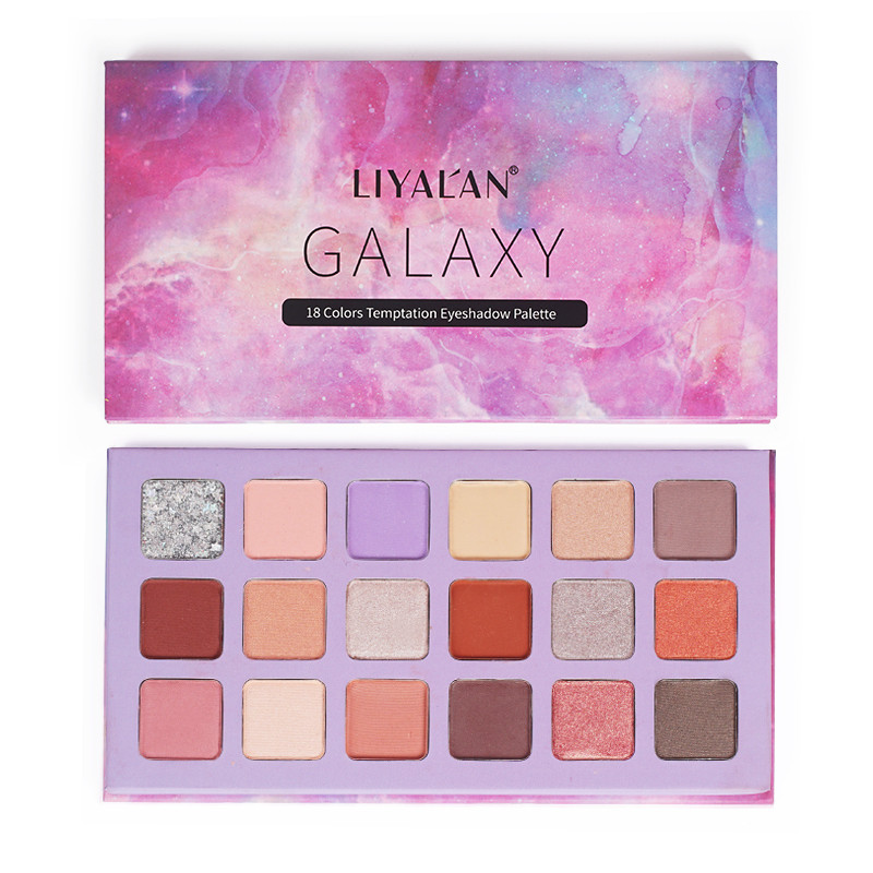 Private Label sombra de ojos Cosmetics Makeup Eyeshadow Palette High Pigment Shine Matte Glitter Eye Shadow