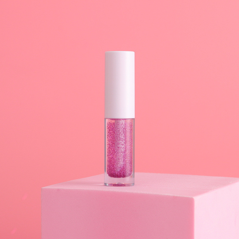Drivworld 2021 new transparent tube white cover shiny moisturizing lip gloss moisturizing velvet matte lip gloss non-stick cup