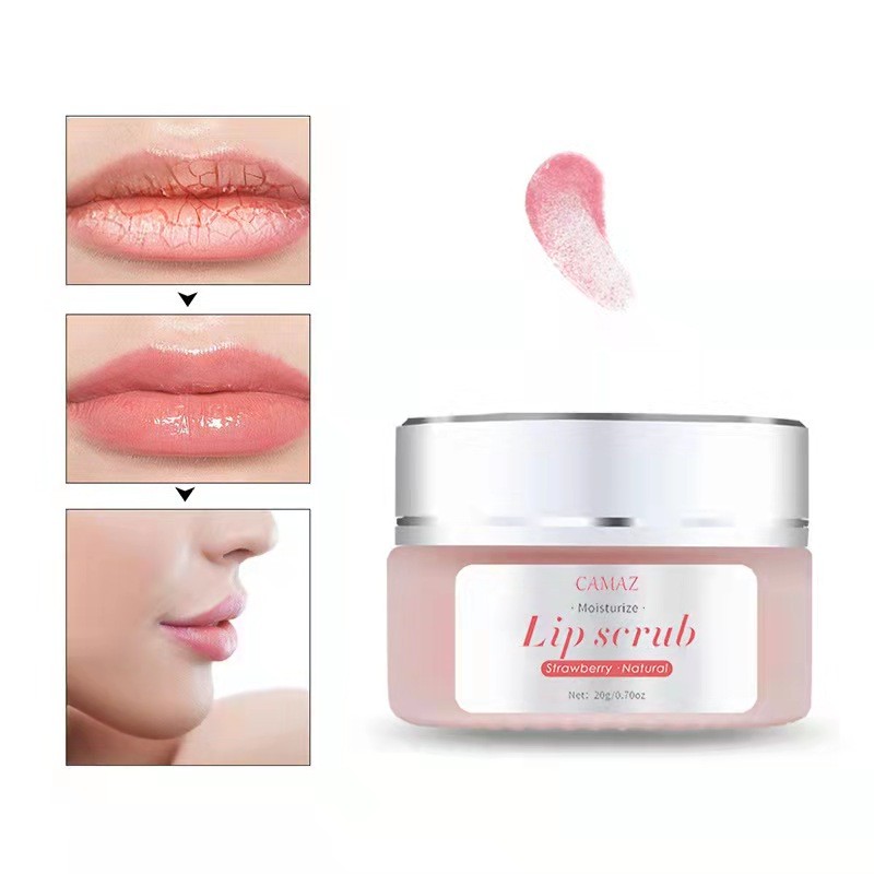 Drivworld 2021 Strawberry-flavored lip scrub dead skin moisturizing moisturizing repairing and diminishing lip lines