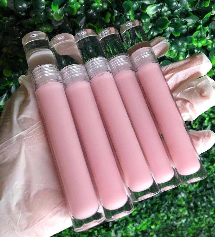 Private Label Clear No Logo Luxury Non Sticky Vegan Nude Customised Scented Hydrating Shine Lip Gloss