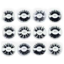 Drivworld 2021 1pair bulk wholesale eyelash custom box and logo 3D eyelash vendor customized boxes 25mm mink eyelashes