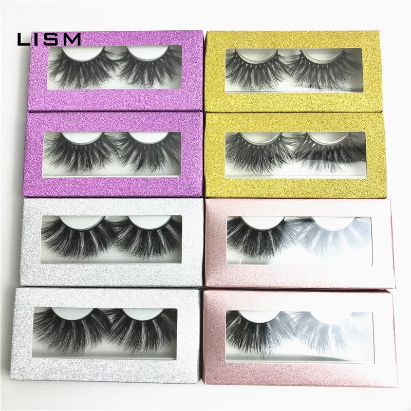 Wholesale eyelash packaging box blank eyelashes plastic package all transparent lid tray Eyelashes for DIY lash boxes packaging