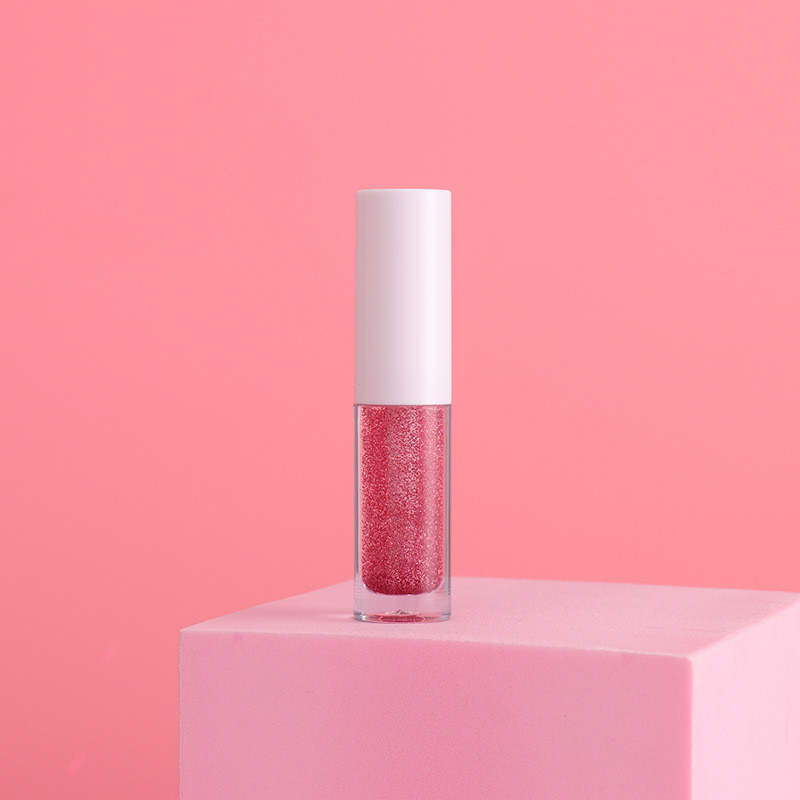 Drivworld 2021 new transparent tube white cover shiny moisturizing lip gloss moisturizing velvet matte lip gloss non-stick cup