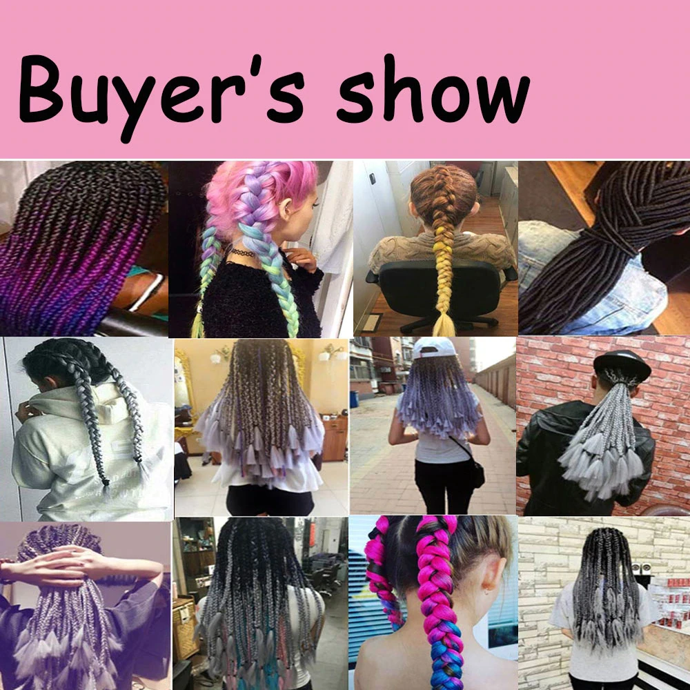 Drivworld x-pression B7 Braiding Hair Bulk Synthetic Braiding Hair Packs Jumbo Braid Hair Blonde For Women Wholesale Extensions Blue Grey