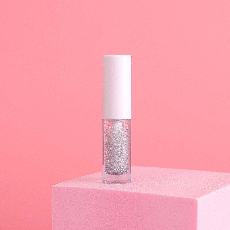 Drivworld 2021 new transparent tube white cover shiny moisturizing lip gloss moisturizing velvet matte lip gloss non-stick cup