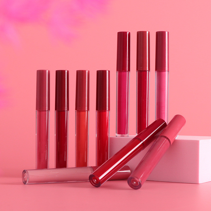 Drivworld 2021 multicolor matte matte texture non-stick cup lip glaze easy to color, moisturize and hold makeup lip gloss