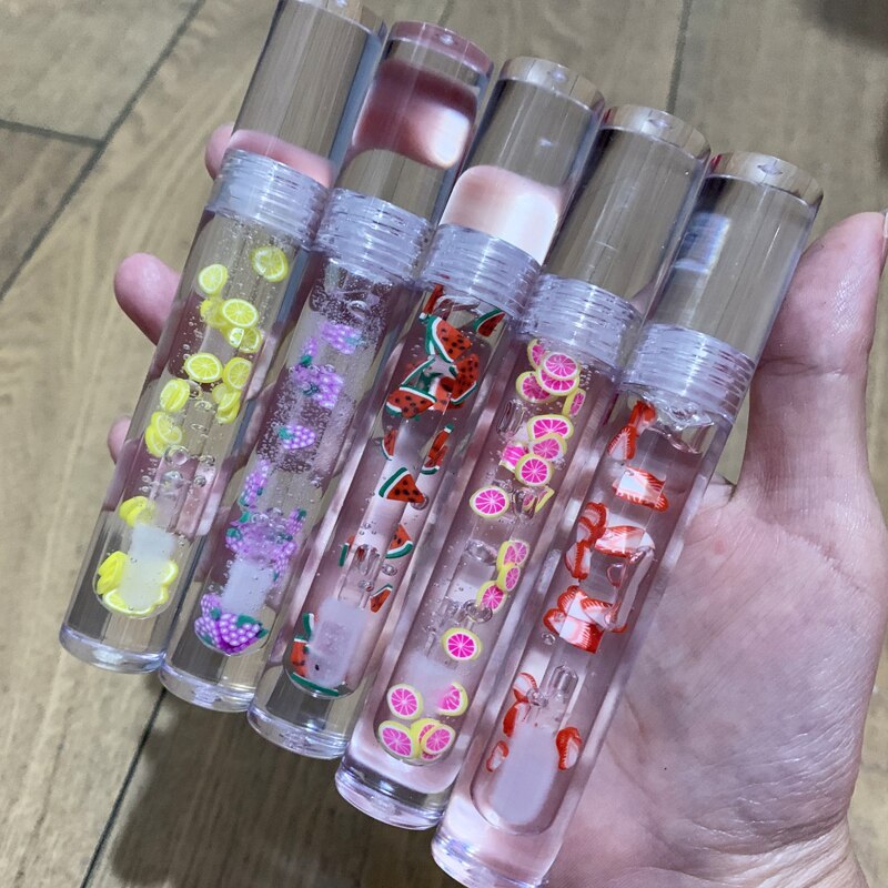 2021 Fruit Lipgloss Private Label Base Vendor Custom Clear Kids Glossy Vegan Wholesale Lip Gloss