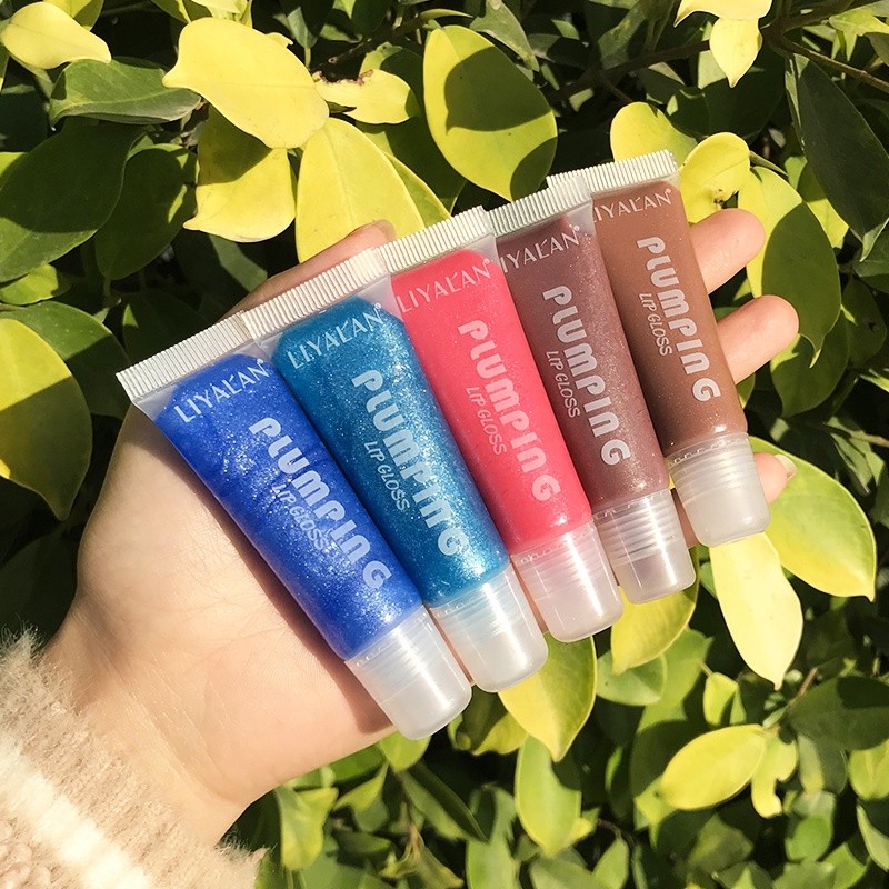Fast Delivery Private Label Lipgloss Vendor Custom 10ml Squeeze Tube Vegan Clear Shiny Pink Lip Gloss