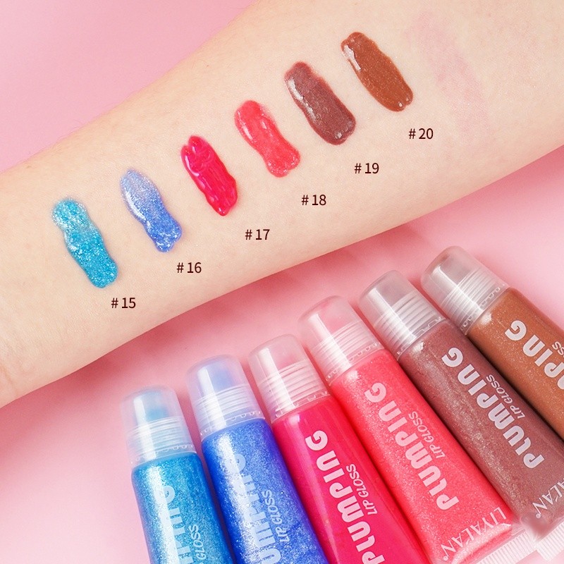 Fast Delivery Private Label Lipgloss Vendor Custom 10ml Squeeze Tube Vegan Clear Shiny Pink Lip Gloss