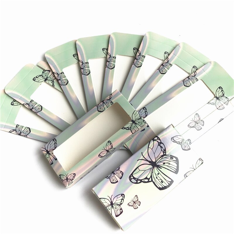 Eyelash Packaging Box Bulk Wholesale Custom 3D Mink Lashes Boxes Packaging With Logo Makeup Set Eyelashes Case Pack
