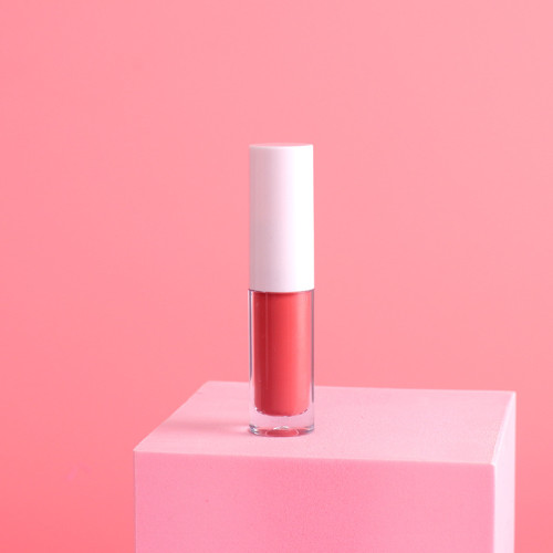 Drivworld 2021 new transparent tube white cover shiny moisturizing lip gloss moisturizing velvet matte lip gloss non-stick cup