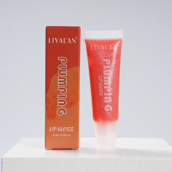 Fast Delivery Private Label Lipgloss Vendor Custom 10ml Squeeze Tube Vegan Clear Shiny Pink Lip Gloss