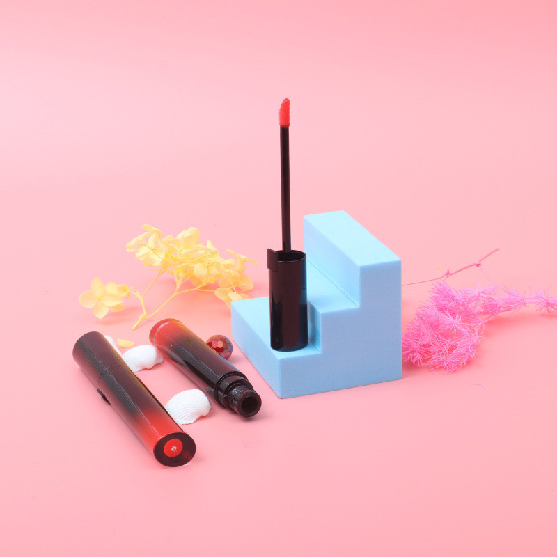 Drivworld 2021 Multicolor Beauty Matte Lip Glaze Easy Color Oval Black Tube Lacquer Gradient Color Moisturizing Lip Gloss