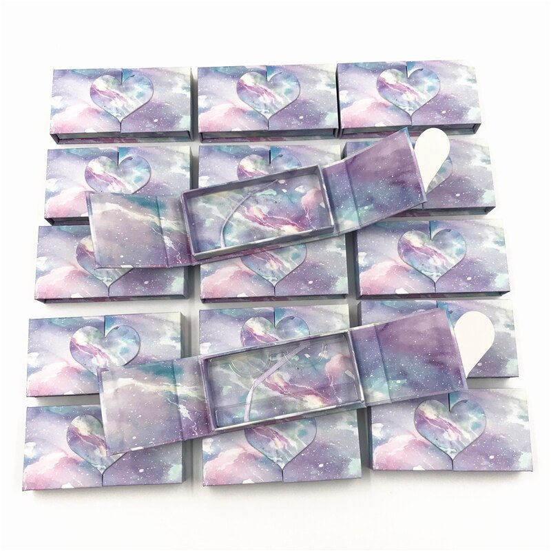 wholesale false eyelash packaging box lash boxes packaging custom logo  25mm mink eyelashes marble case