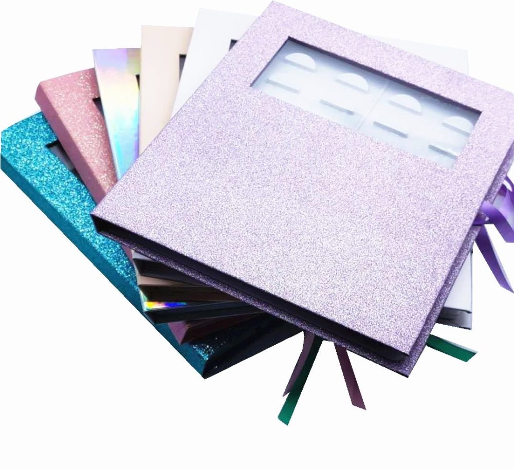 16pairs Sample Catalog Eyelashes Book Storage Organizer No False Eyelash Makeup Tools Home Cosmetic Case Container Display Card