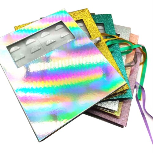 16pairs Sample Catalog Eyelashes Book Storage Organizer No False Eyelash Makeup Tools Home Cosmetic Case Container Display Card