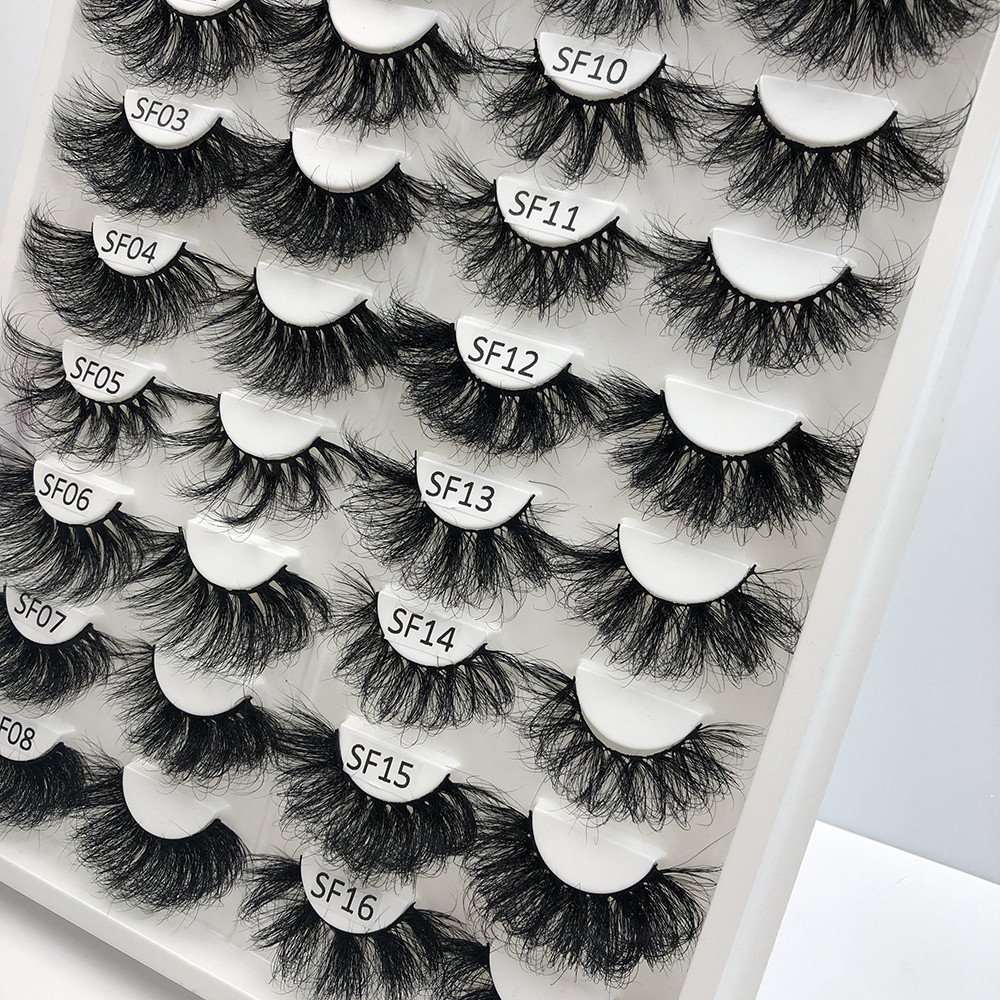 Private Lablel Wholesale Mink lashes 18mm 25mm artificial eyelashes  Vendor With Custom Packaging Your Own Logo lashes box