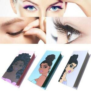 Girls False Lash Case Eyelash Portable Empty Eye Lashes Box Magnet Packaging Box Cosmetics Container Jewelry Storage Organizer