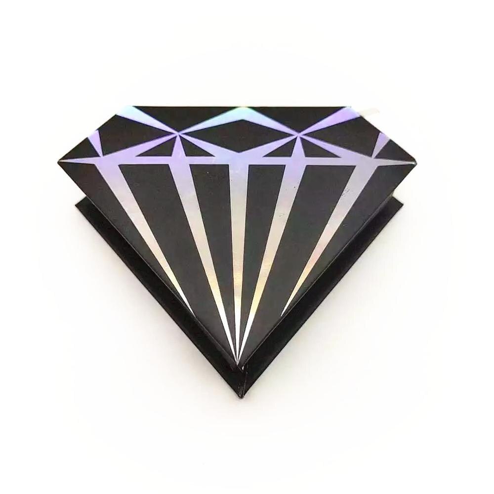 NEW Wholesale Diamond Lashes Packaging Boxes 25mm Mink Eyelashes Box Custom LOGO 10/20/30/40pcs In Bulk Magnetic Case with Tray