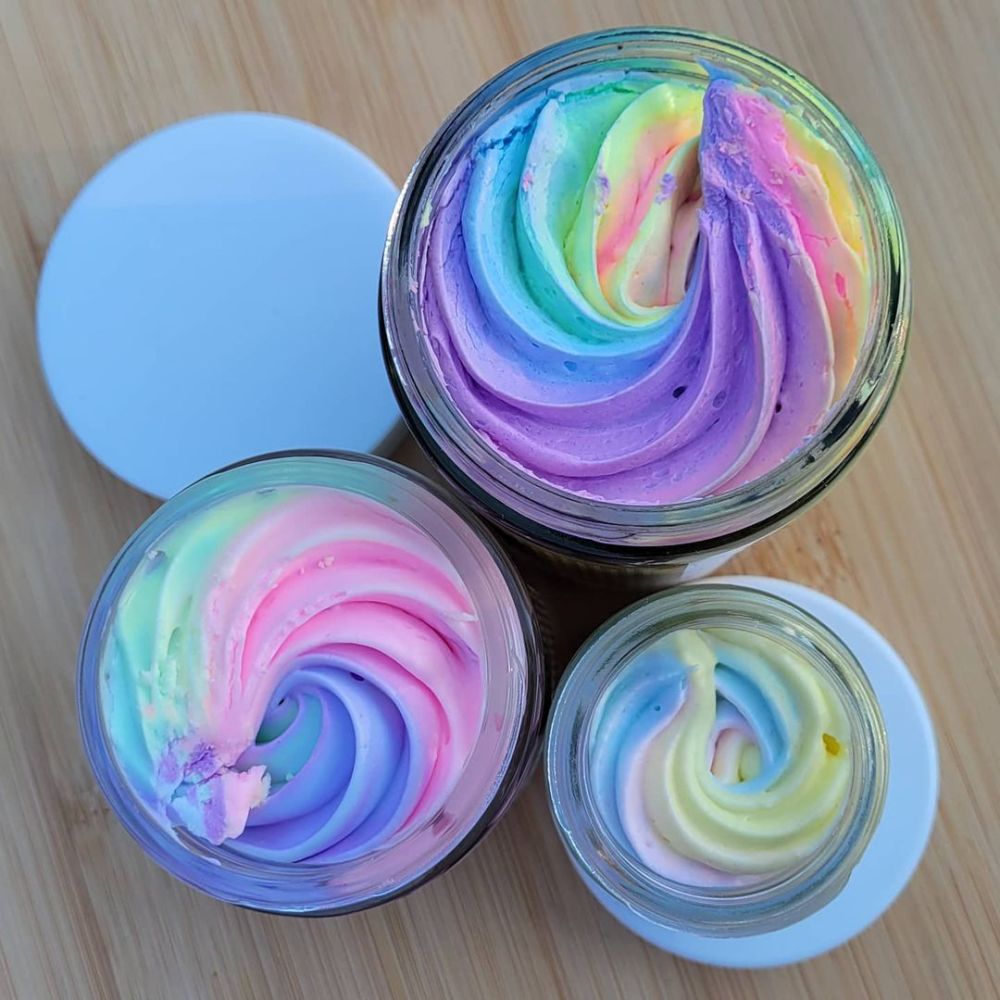 Wholesales Private Label Vegan Pink Body Lotion OEM Body Butter Organic Shea Butter Whipped Butter with a Nice Jars Container