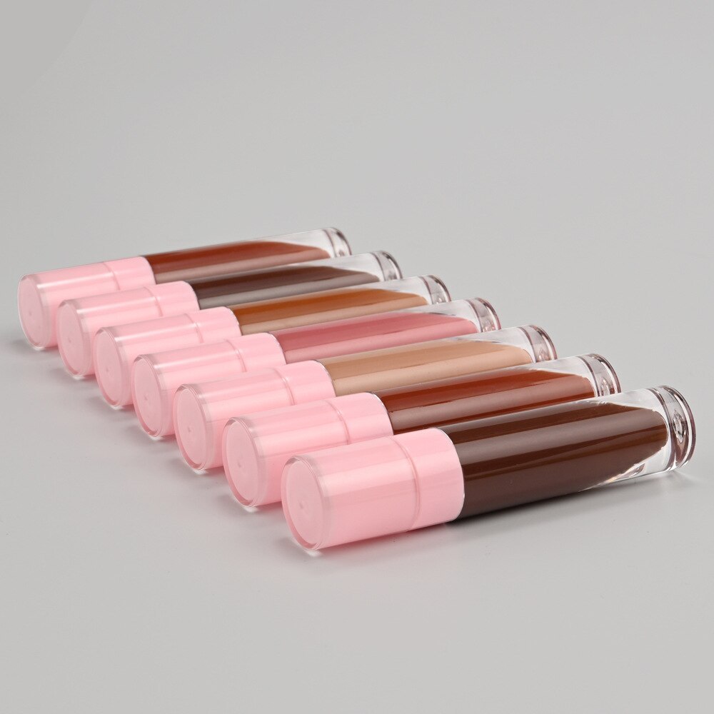Custom DIY High Pigment Matte Shiny Nude Liquid Lipstick Private Label Makeup High Pigment Lipgloss Waterproof Long Lasting