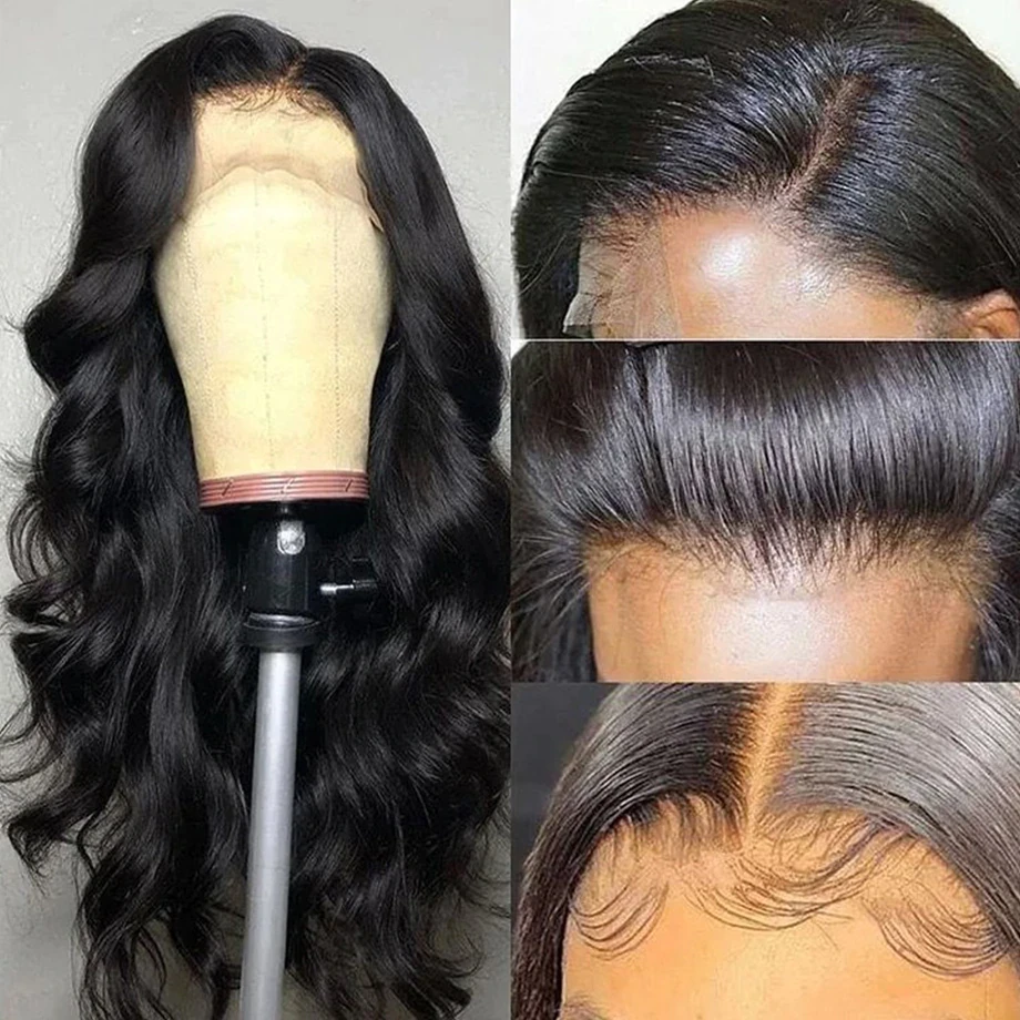 Drivworld Body Wave Lace Front Wigs For Women Human Hair Brazilian Lace Frontal Human Hair Loose Body Wave Wig