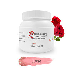 AiXin 500ML Wholesale Private Lable DIY Jelly Powder Mask Facial Organic Natural Herbal Collagen Rose Facial Mask Powder