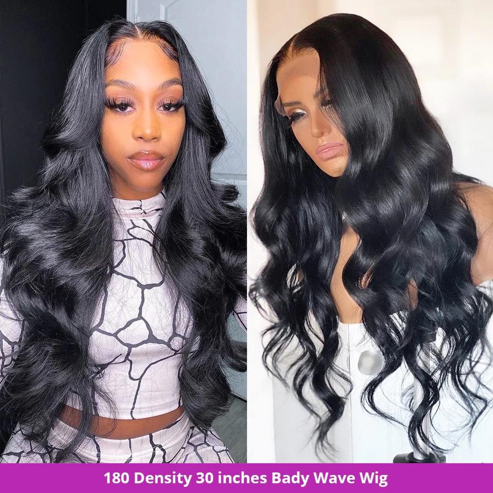 Drivworld Body Wave 13x6 Lace Front Human Hair Wigs Brazilian Transparent Lace Frontal Wig Pre Plucked Baby Hair Wigs for Women