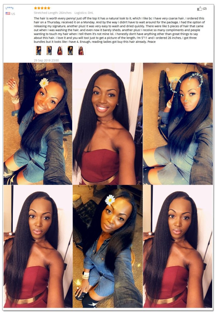 Drivwoirld Kinky Straight  Bundles Human Hair Bundles Deal Brazilian Hair weave Bundles Sew in Human Hair Extensions