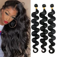 Drivworld 30 Inch body Wave bundles Preuvian Human Hair Weave Bundles Double Drawn Wavy Vendors Wholesale Product Deal